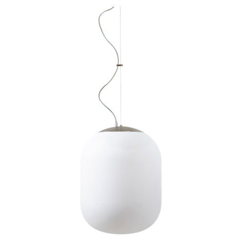 OSMONT TAN62378 TANIA L2 HP závěsné skleněné svítidlo nerez broušená / bílá IP40 3000 K 58W LED 