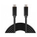 PREMIUMCORD USB-C kabel (USB 3.1 generation 2, 3A, 10Gbit/s) černý, 0, 5m