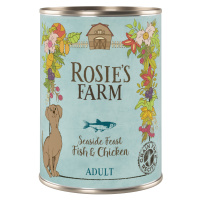 Výhodné balení Rosie's Farm Adult 24 x 400 g - Ryby & Kuře