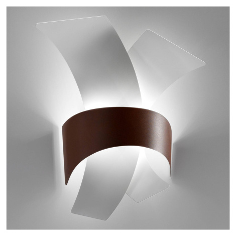 Selène Calypso - LED nástěnné svítidlo z kovových oblouků Selene