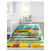 Dětský koberec JUNIOR 52105.801 staveniště / uličky, modrý