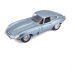 Bburago 1:18 Jaguar E Coupe Metalic Silver Blue