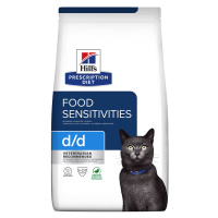 Hill's Prescription Diet d/d Food Sensitivities kachna a zelený hrášek - 1,5 kg