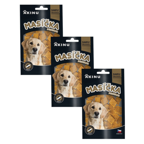 Akinu Masíčka Premium Mobility pamlsek pro psy 75 g 3 ks