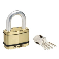 Master Lock Mosazný visací zámek M15BEURDLF Master Lock Excell 64mm