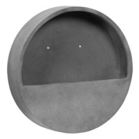 Závěsný květináč Wally M, barva šedá, více velikostí - PotteryPots Velikost: M - v. 10 cm, ⌀ 50 