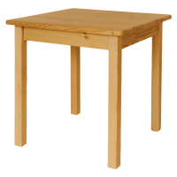 Dede Stůl z masivu borovice 70x70 cm Lak dřeva: Olše