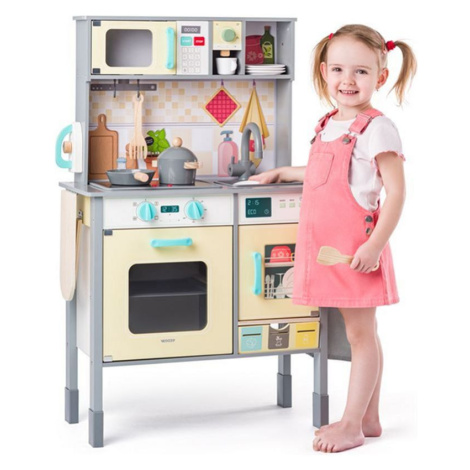 Kuchyňka dětská - Dřevěná, Mia se zvuky a světlem (Woody)