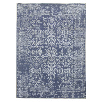 Diamond Carpets koberce Ručně vázaný kusový koberec Diamond DC-JK 1 Jeans blue/silver - 245x305 