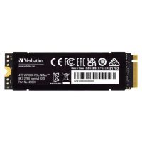 VERBATIM SSD Vi7000G Internal PCIe NVMe M.2 SSD 4TB