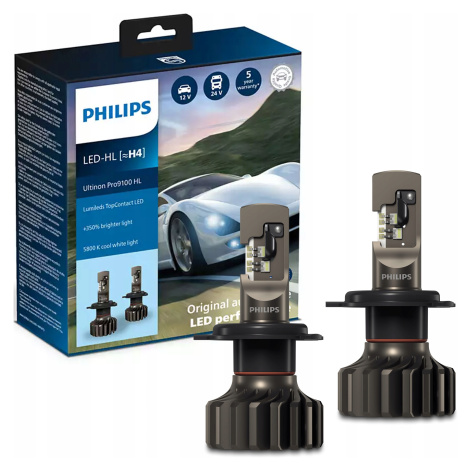 Philips žárovky H4 Led Ultinon Pro9100 Hl