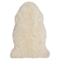 Bílá ovčí přírodní kožešina 90x60 cm - Bonami Selection