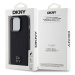 Zadní kryt DKNY PU Leather Stack Logo Magsafe pro Apple iPhone 15 Pro Max, černá