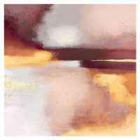 Ilustrace Burgundy Sunset, Elisabeth Fredriksson, (40 x 40 cm)