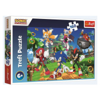 TREFL - Puzzle Sonic a přátelé/Sonic The Hedgehog 160 dílků