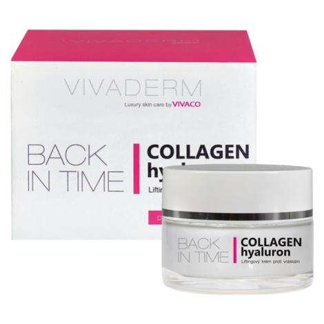 Vivaco Vivaderm Liftingový pleťový krém COLLAGEN + hyaluron BACK IN TIME 50 ml