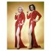 Fotografie Marilyn Monroe And Jane Russell, 30 × 40 cm