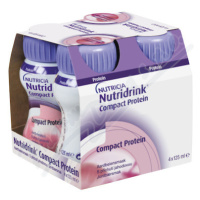 Nutridrink Compact Protein s př.jahoda 4x125ml