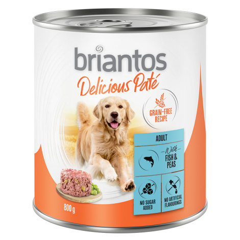 Briantos Delicious Paté 24 x 800 g - ryba s hráškem