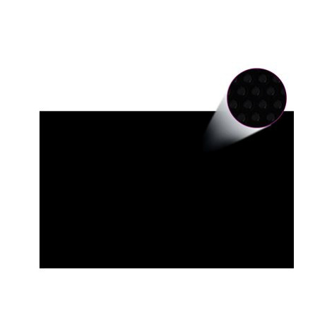 SHUMEE Plachta solární, černá 260 x 160 cm