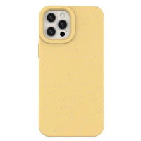 Pouzdro Eco Case pro iPhone 12 Pro silikonové pouzdro na telefon žluté