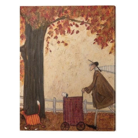 Obraz na plátně Sam Toft - Following hte Pumpkin, 2 cm - 40×50 cm Pyramid