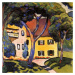 Reprodukce obrazu August Macke - House in a Landscape, 60 x 60 cm