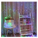 VOLTRONIC® 59570 Vánoční osvětlení - světelný závěs - 3x3 m barevná 300 LED