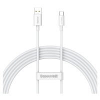 Kabel Baseus Superior Series z USB na USB-C, 65 W, 2 m (bílý)