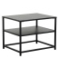 LuxD Designový odkládací stolek Damaris 50 cm černý