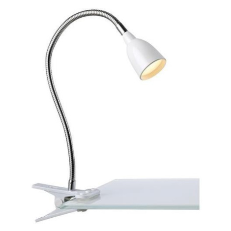 Markslöjd Markslöjd 106091 - LED Stolní lampa s klipem TULIP LED/3W/230V bílá