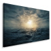 Plátno Západ Slunce Na Rozbouřeném Moři Varianta: 120x80
