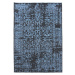 Diamond Carpets koberce Ručně vázaný kusový koberec Diamond DC-JK 1 Denim blue/aqua - 365x550 cm