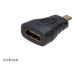 Akasa redukce micro HDMI - HDMI, M/F, 4K@60Hz, 15cm