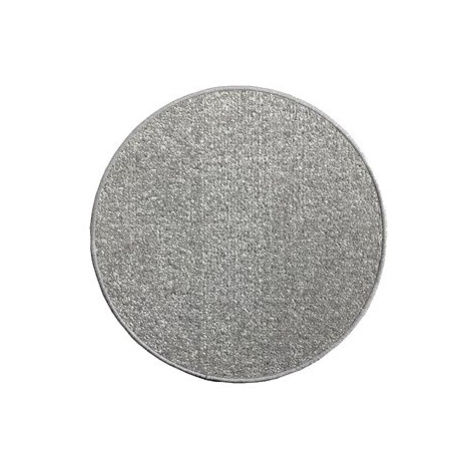 Kusový koberec Eton šedý kruh Vopi