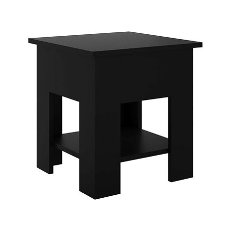 SHUMEE Konferenční stolek černý 40 × 40 × 42 cm kompozitní dřevo, 810272