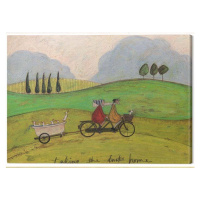 Obraz na plátně Sam Toft - Taking the Ducks Home, 2 - 80×60 cm