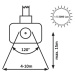 Rabalux LED reflektor Flood 10W IP44 7066