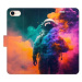 iSaprio flip pouzdro Astronaut in Colours 02 pro iPhone 7/8/SE 2020