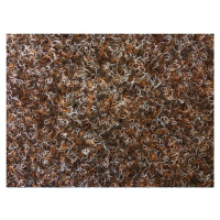 Spoltex koberce Liberec AKCE: 100x450 cm Metrážový koberec Rambo 80 hnědý, zátěžový - Bez obšití