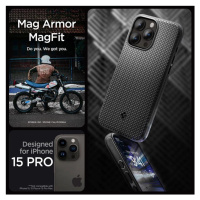 Spigen Mag Armor pouzdro s MagSafe pro iPhone 15 Pro - matně černé