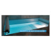 Poolservis Bazénová solární plachta na bazén průhledná 500mic -Transparetní na míru ŠÍřka: 4,5 m