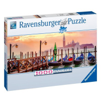 Ravensburger Puzzle - Gondoly v Benátkách 1000 dílků Panorama