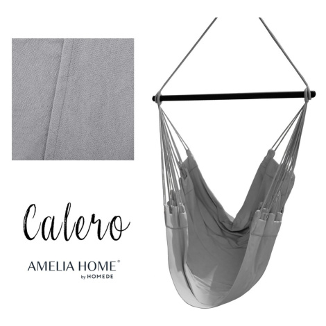 AmeliaHome Závěsné houpací křeslo Calero šedé
