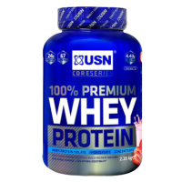 USN 100% Whey Protein Premium jahoda se smetanou 2280 g