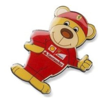 SCUDERIA FERRARI|Metal Ferrari Teddy Magnet|