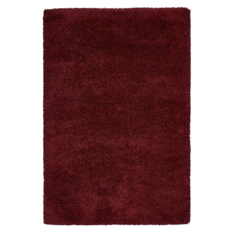 Rubínově červený koberec Think Rugs Sierra, 80 x 150 cm