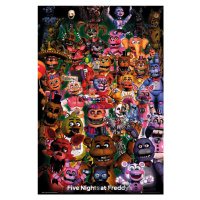 Plakát, Obraz - Five Nights At Freddy's - Ultimate Group, (61 x 91.5 cm)