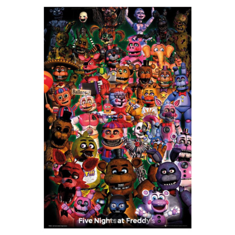 Plakát, Obraz - Five Nights At Freddy's - Ultimate Group, (61 x 91.5 cm) GB Eye
