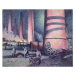 Obrazová reprodukce Factory Chimneys, 1896, Maximilien Luce, 40 × 33 cm